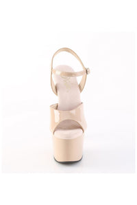 Pleaser  ADORE-709 Sandal in Blush Patent