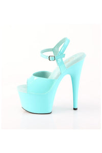 Pleaser  ADORE-709 Sandal in Turquoise Patent