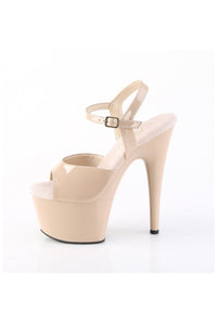 Pleaser  ADORE-709 Sandal in Blush Patent