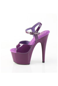 Pleaser  ADORE-709 Sandal in Purple Patent