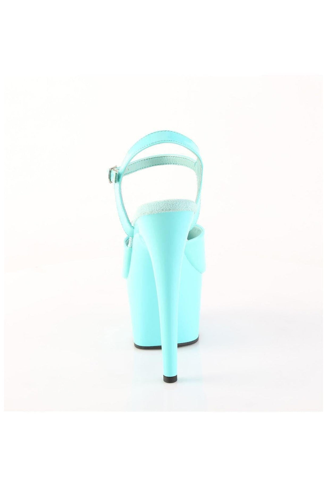 Pleaser  ADORE-709 Sandal in Turquoise Patent