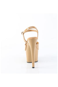 Pleaser  ADORE-709 Sandal in Brown Patent