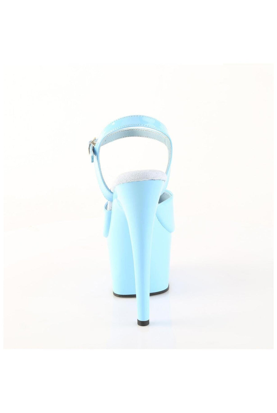 Pleaser  ADORE-709 Sandal in Blue Patent