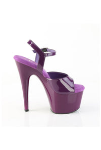 Pleaser  ADORE-709 Sandal in Purple Patent