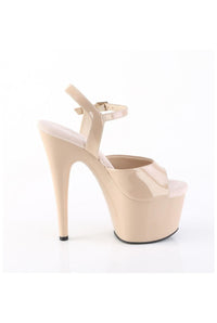 Pleaser  ADORE-709 Sandal in Blush Patent