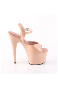Pleaser  ADORE-709 Sandal in Blush Patent