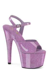 Pleaser  ADORE-709GP Sandal in Purple Patent from SexyShoes.com