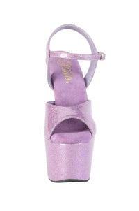 Pleaser  ADORE-709GP Sandal in Purple Patent