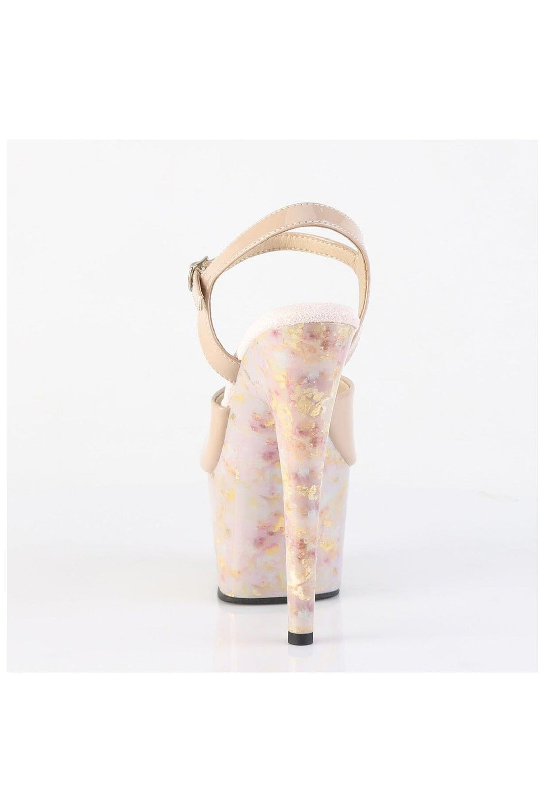 Pleaser  ADORE-709MB Sandal in Blush Patent