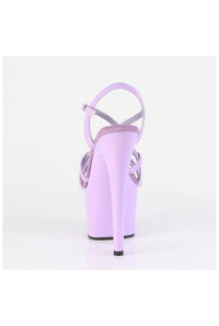 Pleaser  ADORE-713 Sandal in Purple Patent