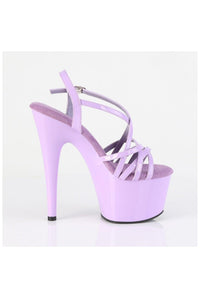 Pleaser  ADORE-713 Sandal in Purple Patent