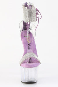 Pleaser  ADORE-727RS Sandal in Purple Vinyl