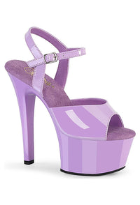 Pleaser  ASPIRE-609 Sandal in Purple Patent from SexyShoes.com