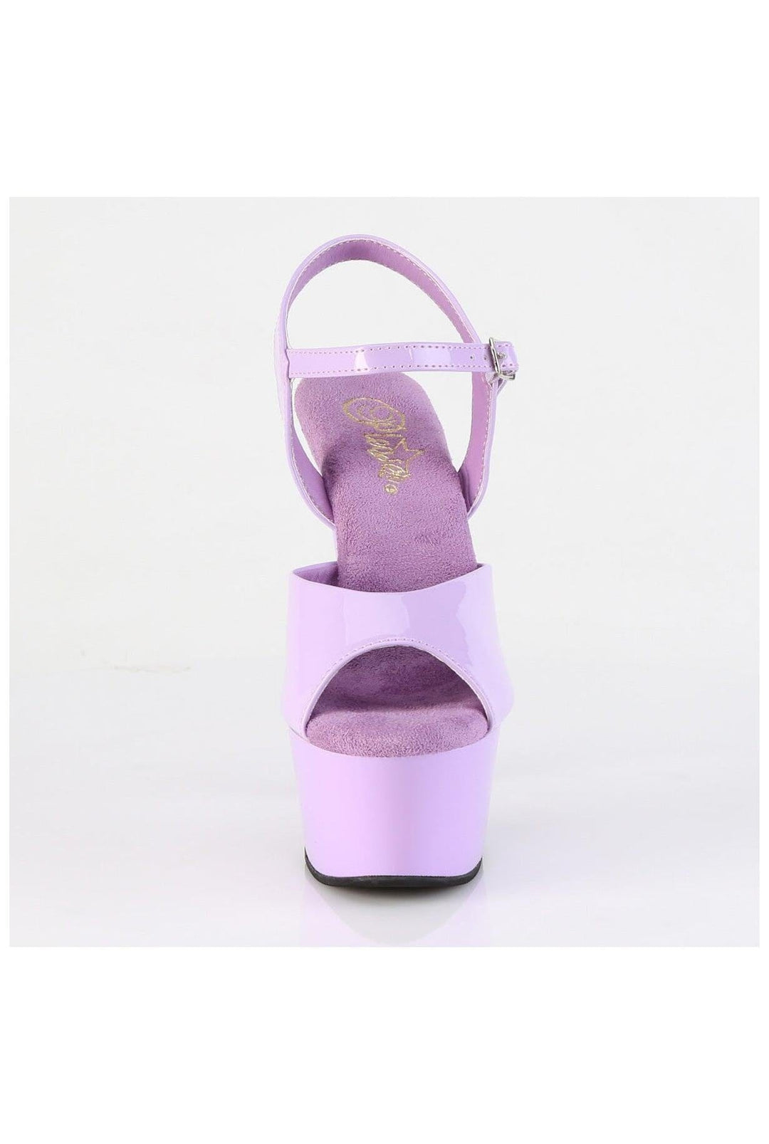 Pleaser  ASPIRE-609 Sandal in Purple Patent