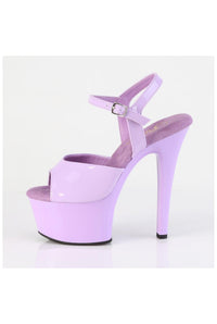 Pleaser  ASPIRE-609 Sandal in Purple Patent