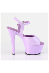 Pleaser  ASPIRE-609 Sandal in Purple Patent