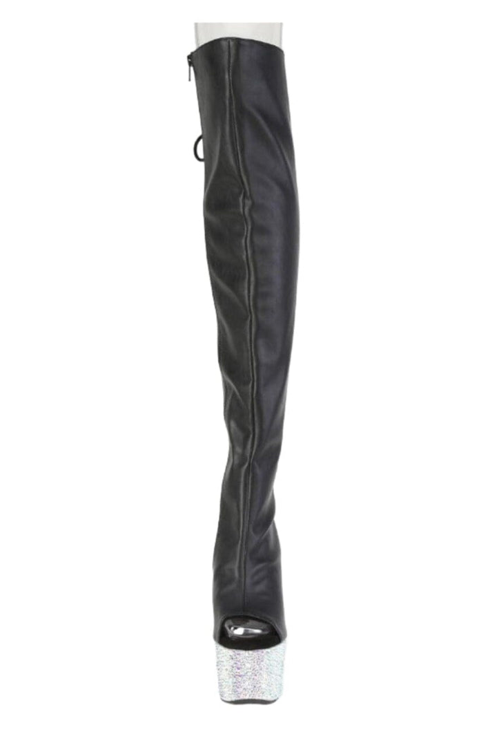 Pleaser BEJEWELED-3019MS-7 Thigh Boot