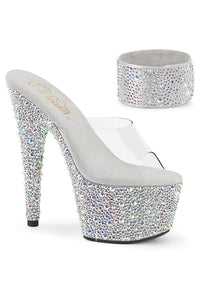 Pleaser  BEJEWELED-712MS Slide in Clear Vinyl from SexyShoes.com