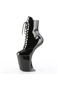 Pleaser  BEWITCHED-1020 Ankle Boot in Black Patent