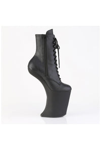 Pleaser  BEWITCHED-1020 Ankle Boot in Black Faux Leather