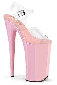 Pleaser  BEYOND-008 Sandal in Clear Vinyl from SexyShoes.com