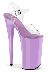 Pleaser  BEYOND-008 Sandal in Clear Vinyl from SexyShoes.com