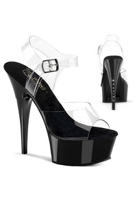Pleaser  CAPTIVA-608 Sandal in Clear Vinyl from SexyShoes.com