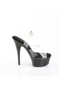 Pleaser  CAPTIVA-608 Sandal in Clear Vinyl