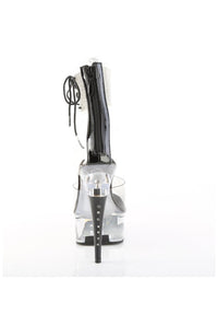 Pleaser  CAPTIVA-624RS Sandal in Clear Vinyl