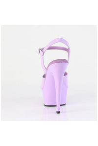 Pleaser  DELIGHT-609 Sandal in Purple Patent