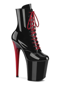 Pleaser  FLAMINGO-1020 Ankle Boot in Black Patent from SexyShoes.com