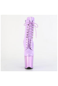 Pleaser  FLAMINGO-1020 Ankle Boot in Purple Patent