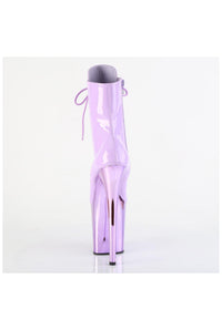 Pleaser  FLAMINGO-1020 Ankle Boot in Purple Patent