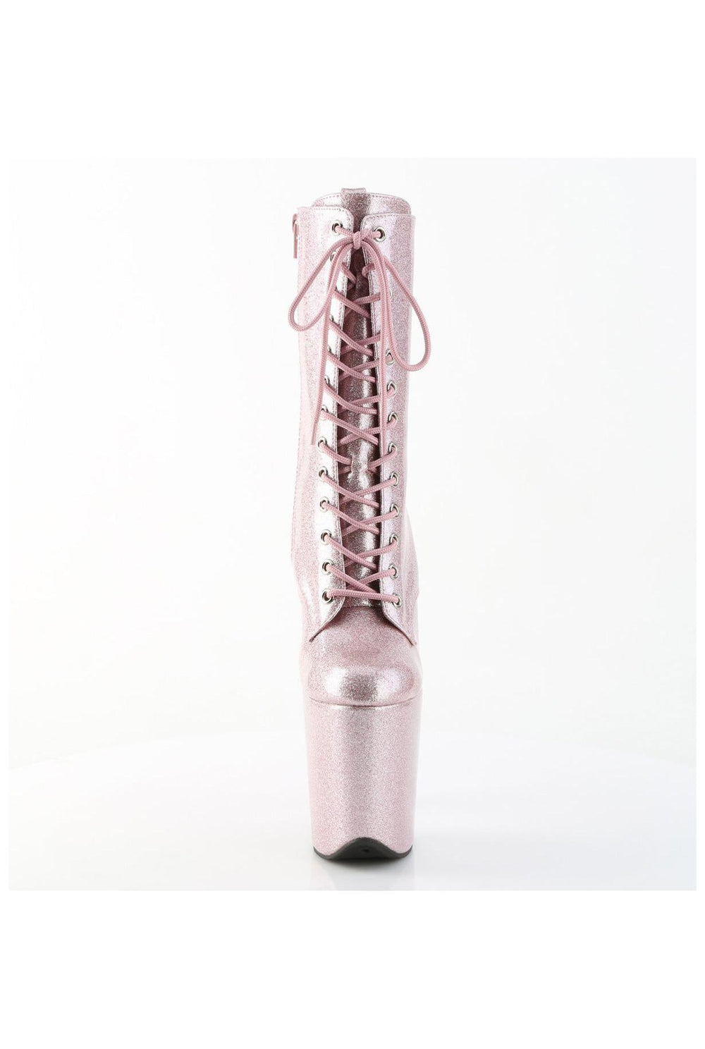 Pleaser  FLAMINGO-1040GP Ankle Boot in Pink Patent