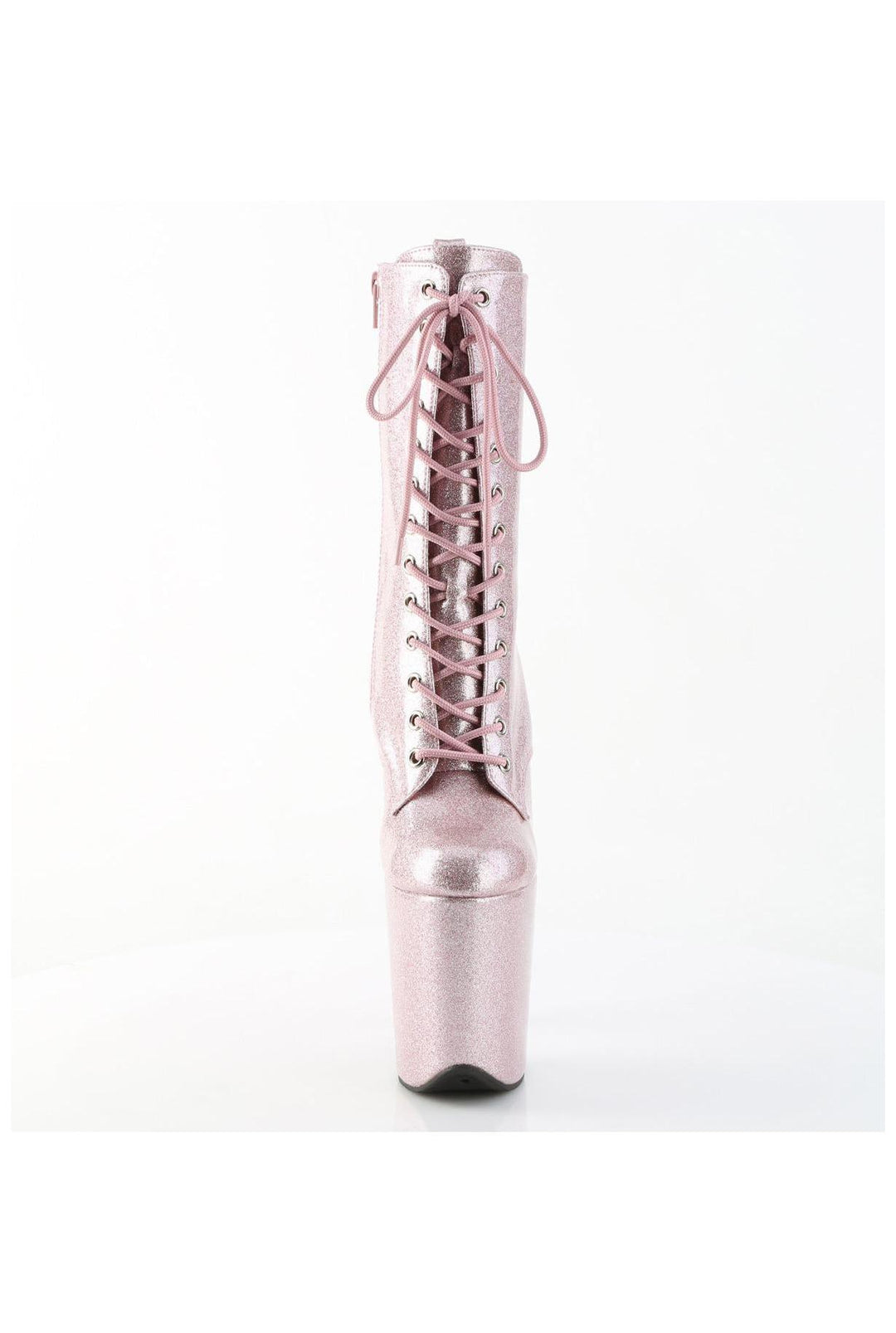 Pleaser  FLAMINGO-1040GP Ankle Boot in Pink Patent