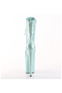 Pleaser  FLAMINGO-1040GP Ankle Boot in Green Patent