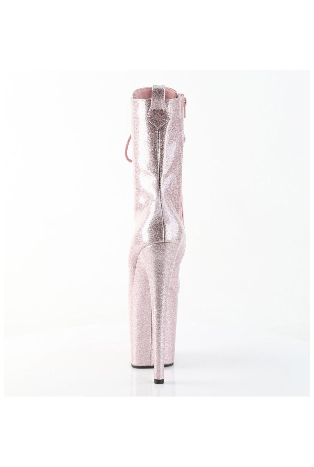 Pleaser  FLAMINGO-1040GP Ankle Boot in Pink Patent