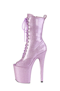 Pleaser  FLAMINGO-1041GP Ankle Boot in Purple Patent