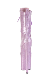 Pleaser  FLAMINGO-1041GP Ankle Boot in Purple Patent
