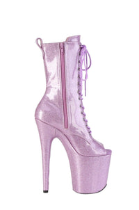 Pleaser  FLAMINGO-1041GP Ankle Boot in Purple Patent
