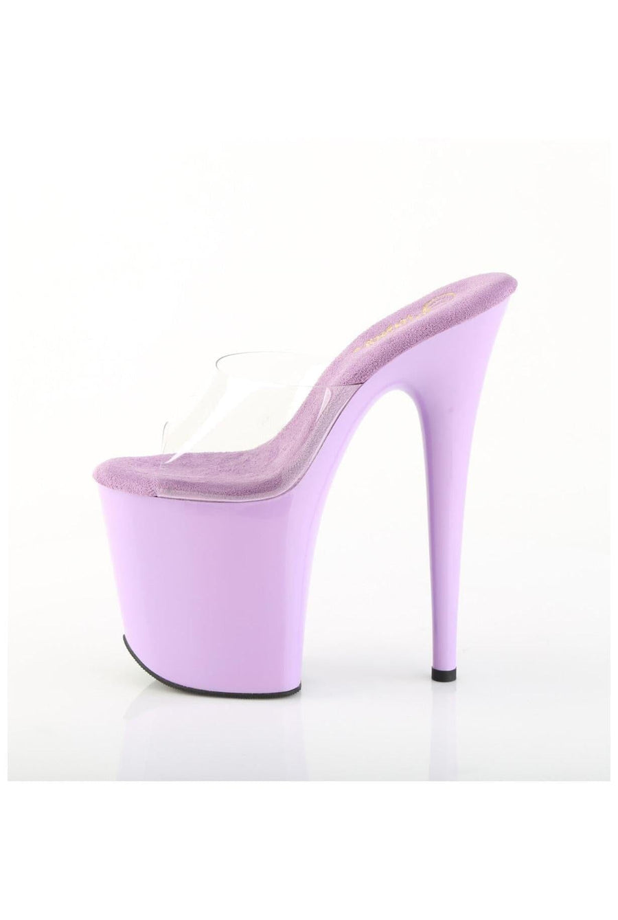 Pleaser  FLAMINGO-801 Slide in Clear Vinyl