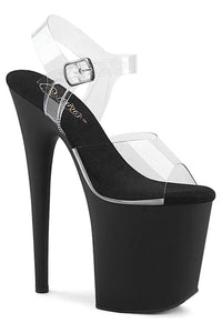 Pleaser  FLAMINGO-808 Sandal in Clear Vinyl from SexyShoes.com
