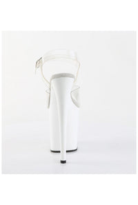 Pleaser  FLAMINGO-808 Sandal in Clear Vinyl