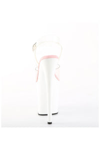 Pleaser  FLAMINGO-808 Sandal in Clear Vinyl