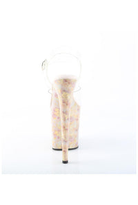 Pleaser  FLAMINGO-808MB Sandal in Clear Vinyl