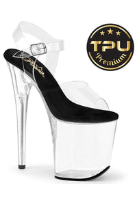 Pleaser  FLAMINGO-808PREM Sandal in Clear TPU Premium from SexyShoes.com