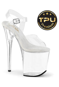 Pleaser  FLAMINGO-808PREM Sandal in Clear TPU Premium from SexyShoes.com