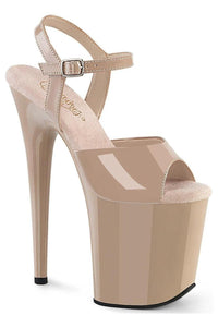 Pleaser  FLAMINGO-809 Sandal in Blush Patent from SexyShoes.com