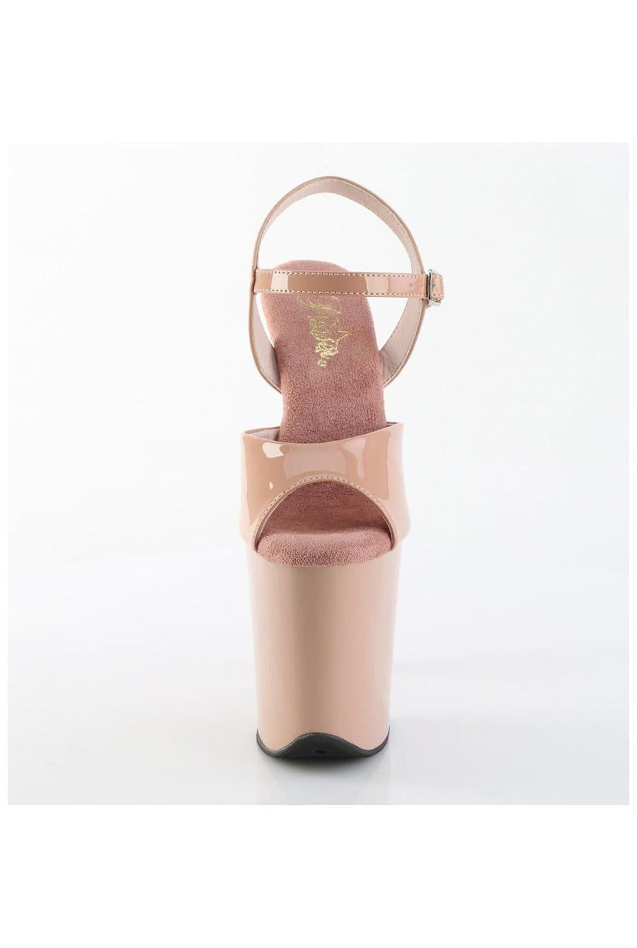 Pleaser  FLAMINGO-809 Sandal in Blush Patent