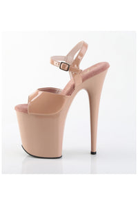 Pleaser  FLAMINGO-809 Sandal in Blush Patent